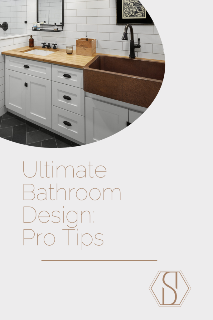 Ultimate bathroom design Pinterest image no.1